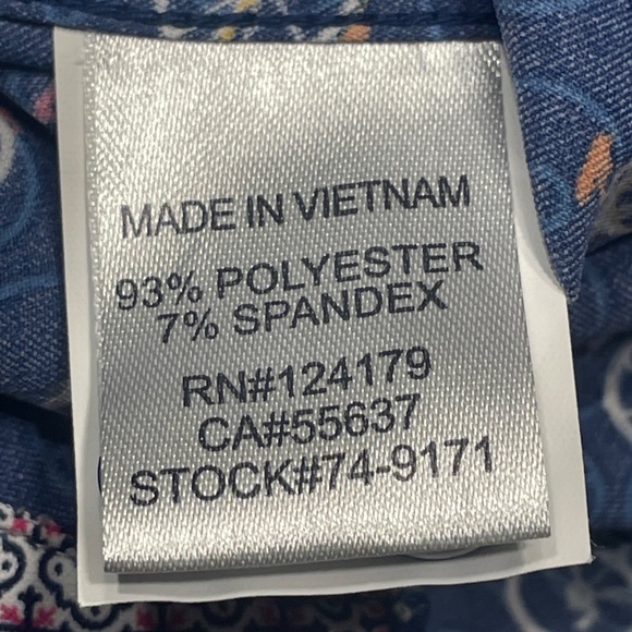 Johnston Murphy Button Down Performance Shirt Bicycle All Over Print Small - Picture 10 of 16